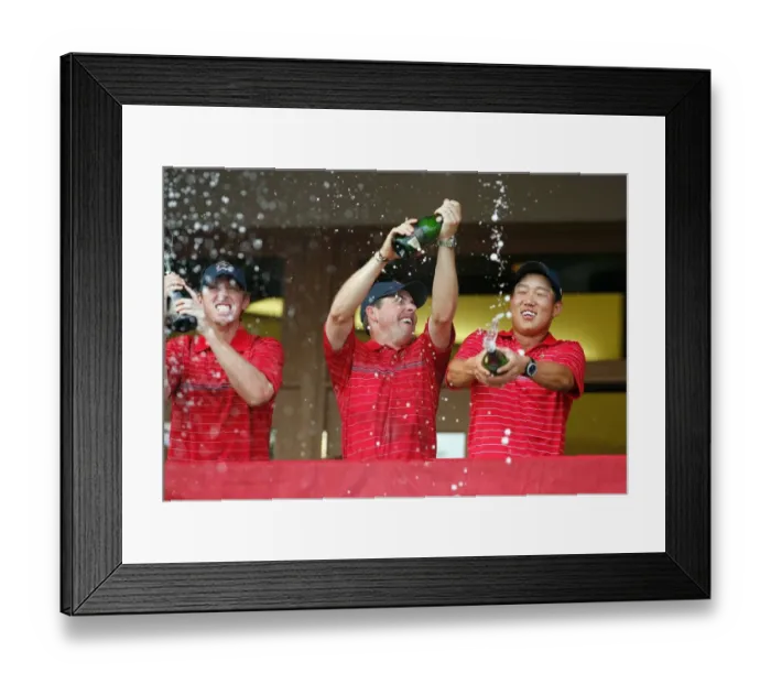 Framed Print : Mahan, Leonard & Kim Celebrate Framed Print : Mahan, Leonard & Kim Celebrate