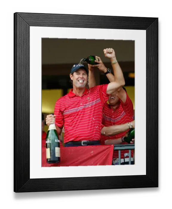 Framed Print : Paul Azinger & Anthony Kim