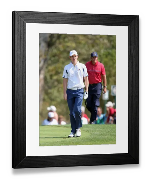 Framed Print : Justin Rose & Phil Mickelson Framed Print : Justin Rose & Phil Mickelson