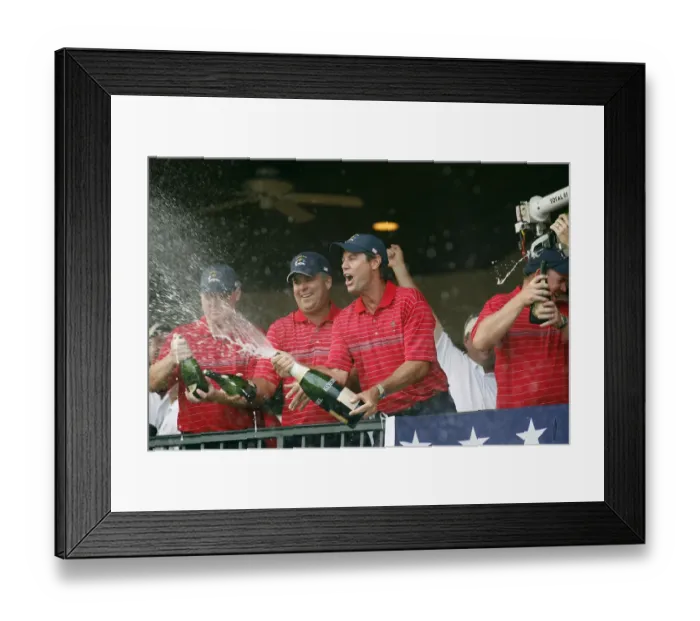 Framed Print : Paul Azinger & Kenny Perry