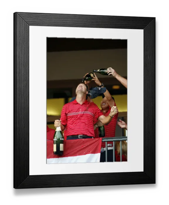 Framed Print : Paul Azinger & Anthony Kim