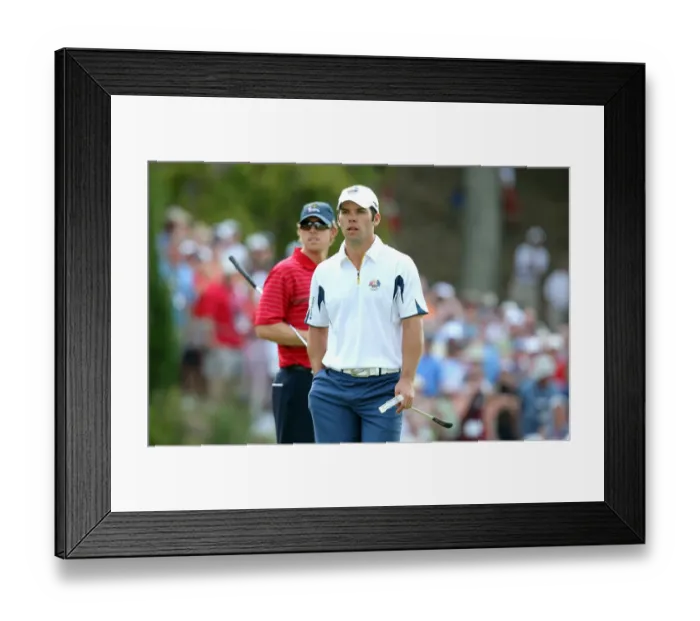 Framed Print : Paul Casey & Hunter Mahan Framed Print : Paul Casey & Hunter Mahan
