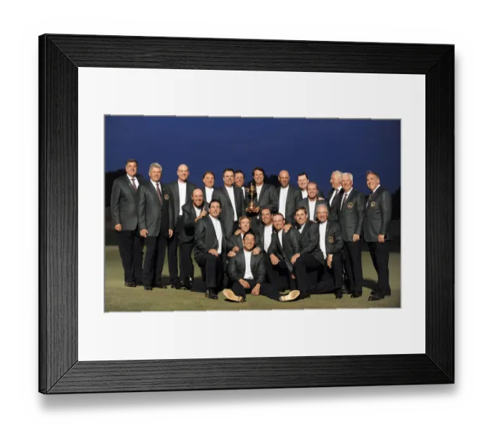 Framed Print : Victorious Usa Ryder Cup Team Framed Print : Victorious Usa Ryder Cup Team