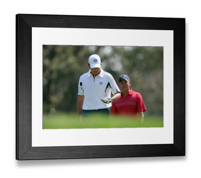 Framed Print : Sergio Garcia & Anthony Kim