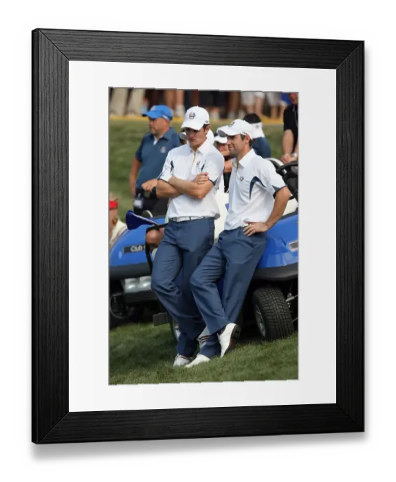 Framed Print : Justin Rose & Oliver Wilson Framed Print : Justin Rose & Oliver Wilson