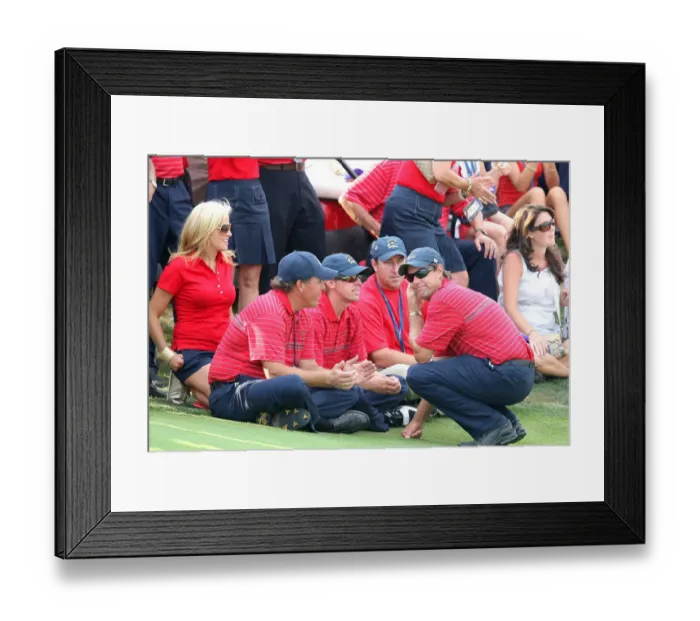Framed Print : Paul Azinger, Mickelson & Mahan Framed Print : Paul Azinger, Mickelson & Mahan