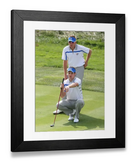 Framed Print : Justtin Rose & Ian Poulter