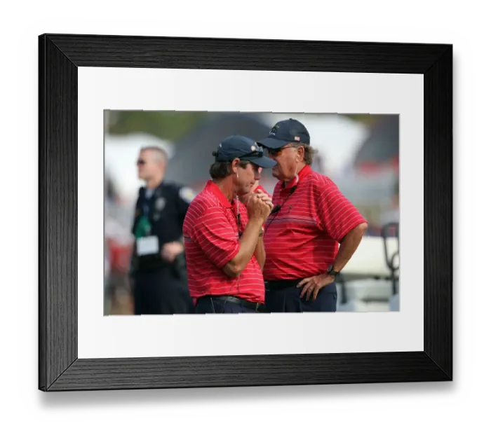 Framed Print : Raymond Floyd & Paul Azinger Framed Print : Raymond Floyd & Paul Azinger