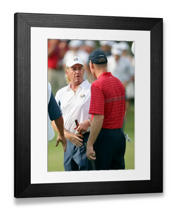 Framed Print : Miguel Angel Jimenez & Jim Furyk Framed Print : Miguel Angel Jimenez & Jim Furyk