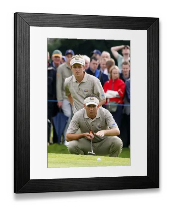 Framed Print : Sergio Garcia & Luke Donald Framed Print : Sergio Garcia & Luke Donald