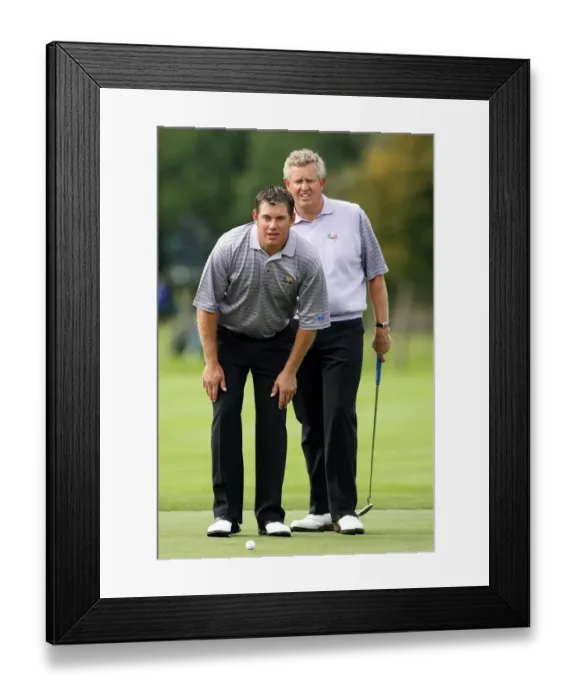 Framed Print : Lee Westwood & Colin Montgomerie Framed Print : Lee Westwood & Colin Montgomerie