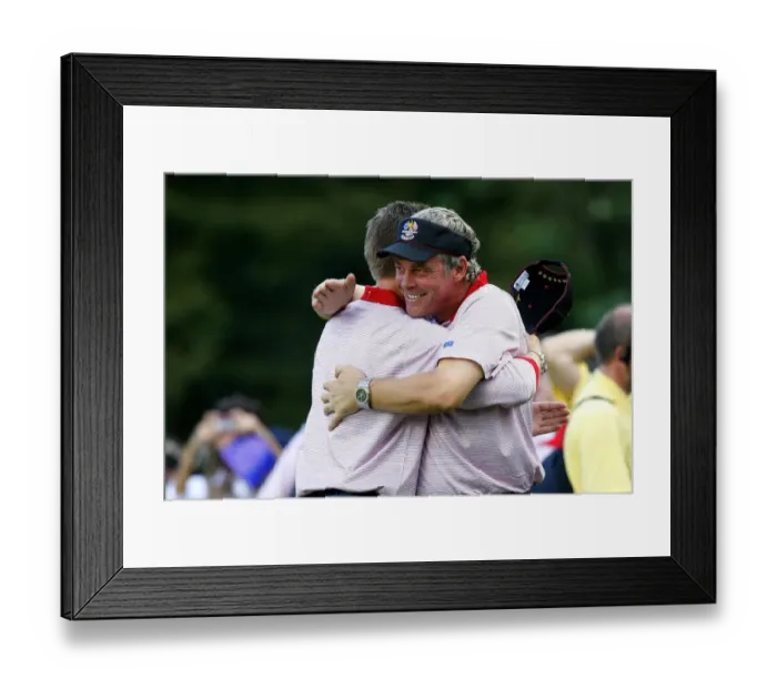 Framed Print : Darren Clarke & Henrik Stenson Framed Print : Darren Clarke & Henrik Stenson