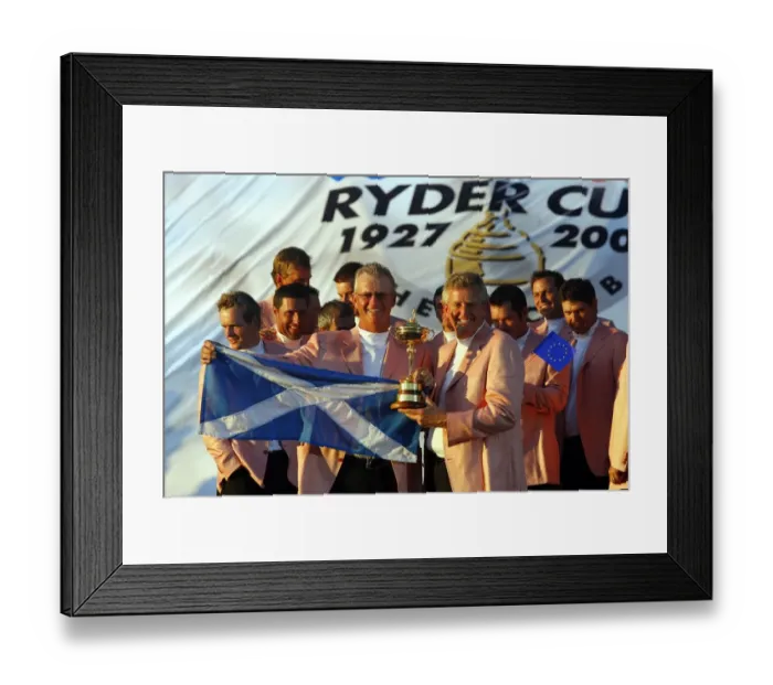 Framed Print : Colin Montgomerie & Sandy Lyle Framed Print : Colin Montgomerie & Sandy Lyle
