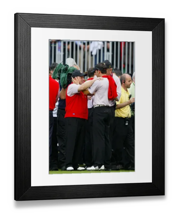 Framed Print : Ian Woosnam & Sergio Garcia Framed Print : Ian Woosnam & Sergio Garcia