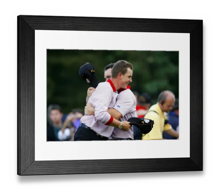 Framed Print : Paul Casey & Henrik Stenson Framed Print : Paul Casey & Henrik Stenson
