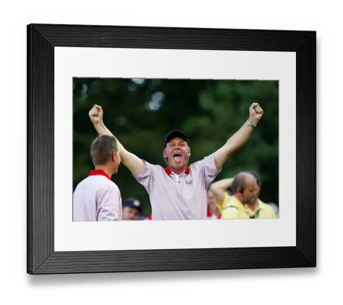 Framed Print : Darren Clarke & Henrik Stenson