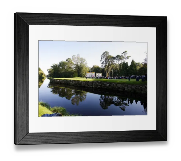 Framed Print : 16th Green & River Liffey Framed Print : 16th Green & River Liffey