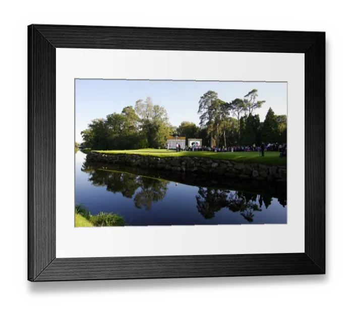 Framed Print : 16th Green & River Liffey Framed Print : 16th Green & River Liffey
