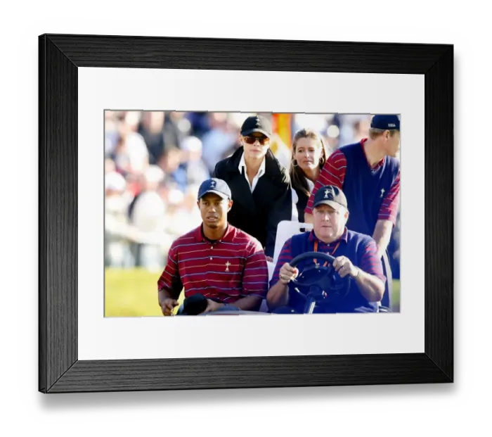Framed Print : Elin Nordegren & Tiger Woods Framed Print : Elin Nordegren & Tiger Woods