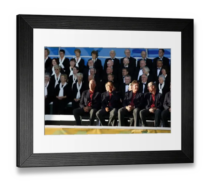 Framed Print : Tom Lehman & USATeam