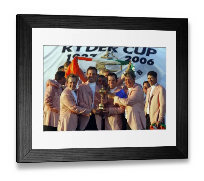 Framed Print : Luke Donald, David Howell, Paul Casey & Lee Westwood Framed Print : Luke Donald, David Howell, Paul Casey & Lee Westwood
