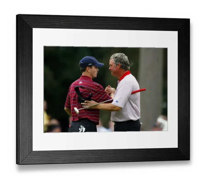 Framed Print : Darren Clarke & Zach Johnson Framed Print : Darren Clarke & Zach Johnson