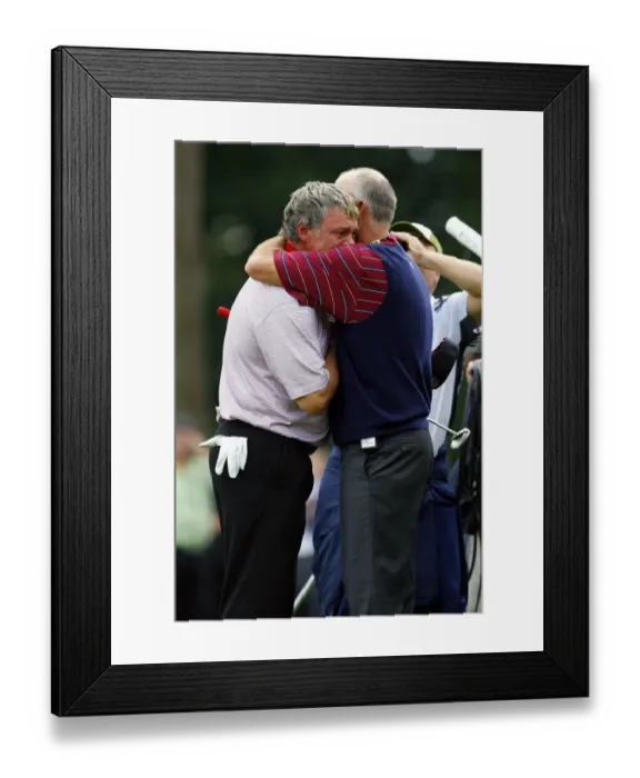 Framed Print : Darren Clarke & Tom Lehman Framed Print : Darren Clarke & Tom Lehman