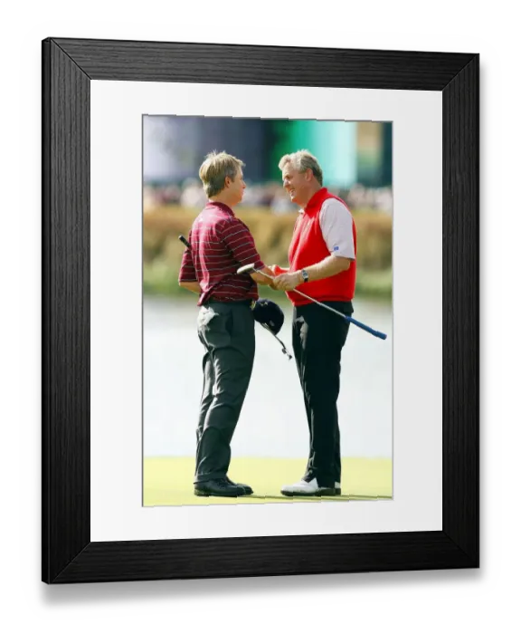 Framed Print : Colin Montgomerie & David Toms Framed Print : Colin Montgomerie & David Toms