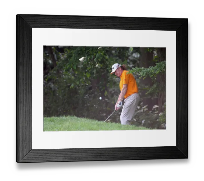 Framed Print : Jimenez Chips Out On The16th