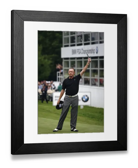 Framed Print : Miguel Angel Jimenez Wins Framed Print : Miguel Angel Jimenez Wins