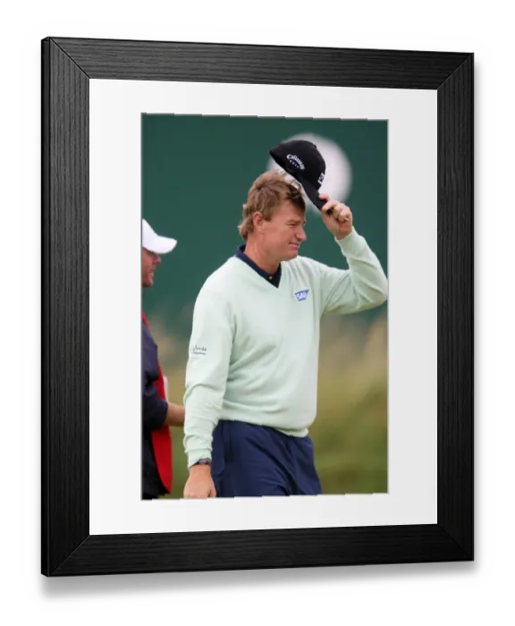 Framed Print : Ernie Els After His Opening Round Framed Print : Ernie Els After His Opening Round