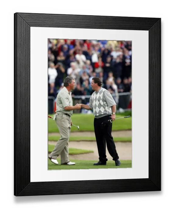 Framed Print : Darren Clarke & Phil Mickelson Framed Print : Darren Clarke & Phil Mickelson