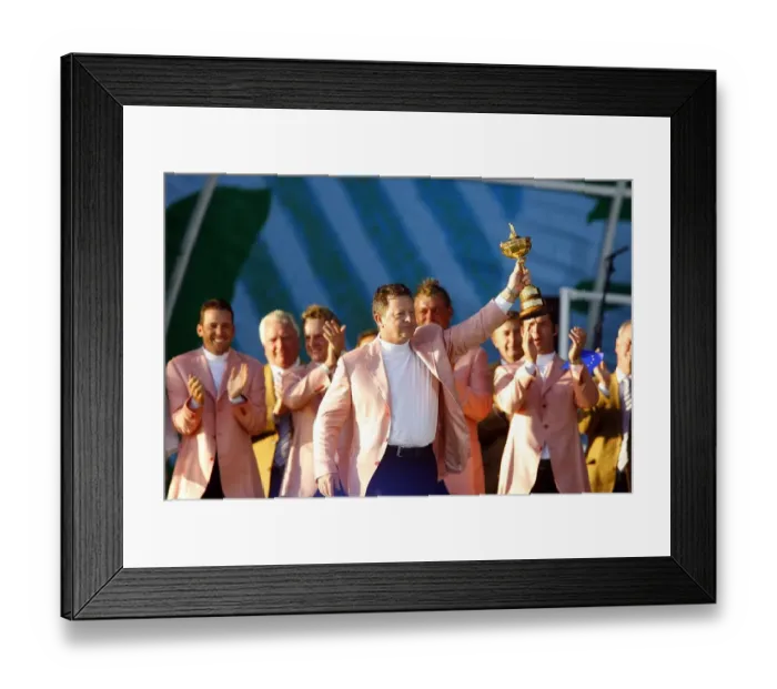 Framed Print : Ian Woosnam Holds The Ryder Cup Framed Print : Ian Woosnam Holds The Ryder Cup