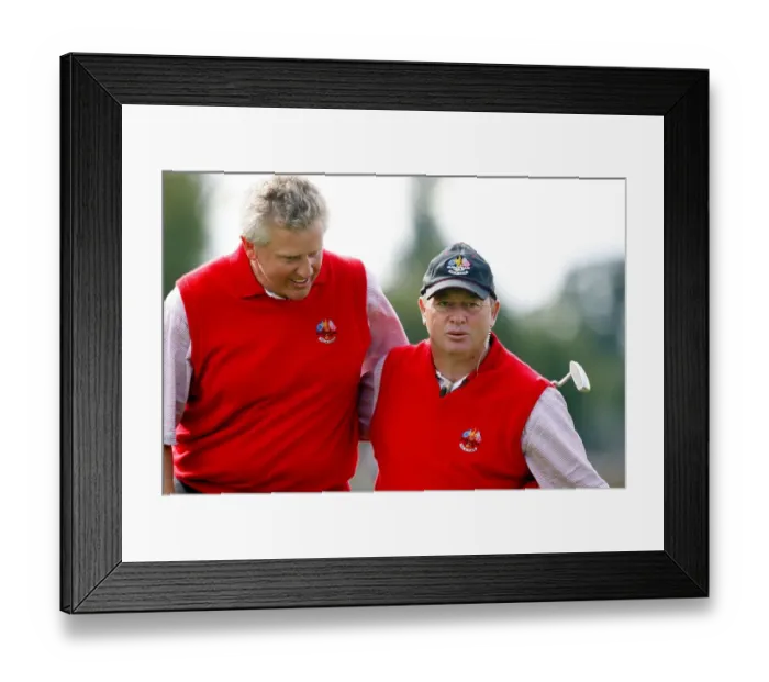 Framed Print : Ian Woosnam & Colin Montgomerie Framed Print : Ian Woosnam & Colin Montgomerie