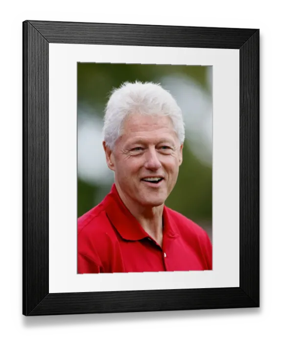 Framed Print : Bill Clinton