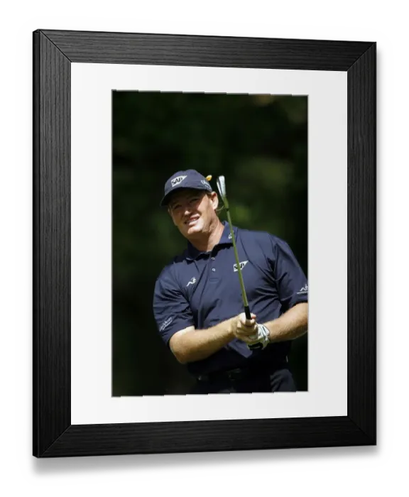 Framed Print : Ernie Els South Africa Bmw PGA Championship Wentworth Club