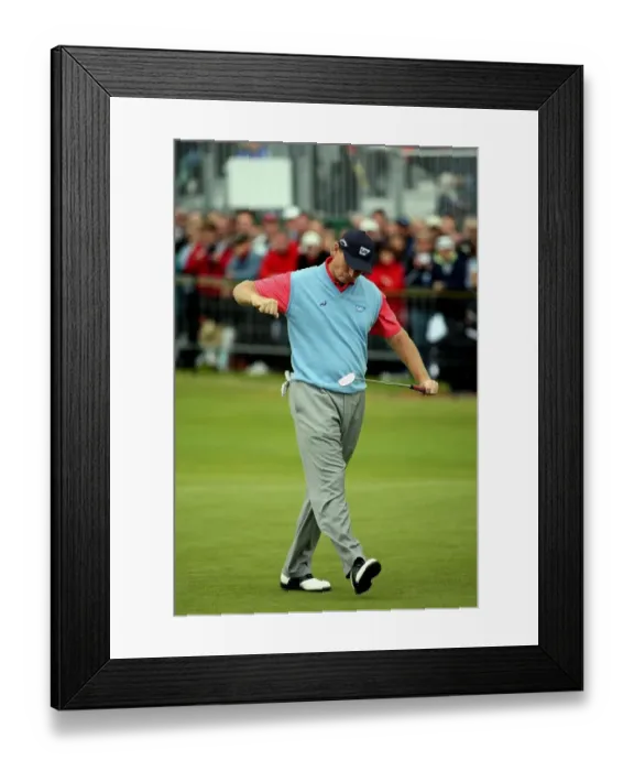 Framed Print : Ernie Els The Open, Carnoustie 2007 The Open Championship Carnoustie