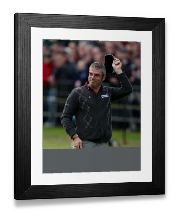 Framed Print : Paul Mcginley On The 18th Framed Print : Paul Mcginley On The 18th