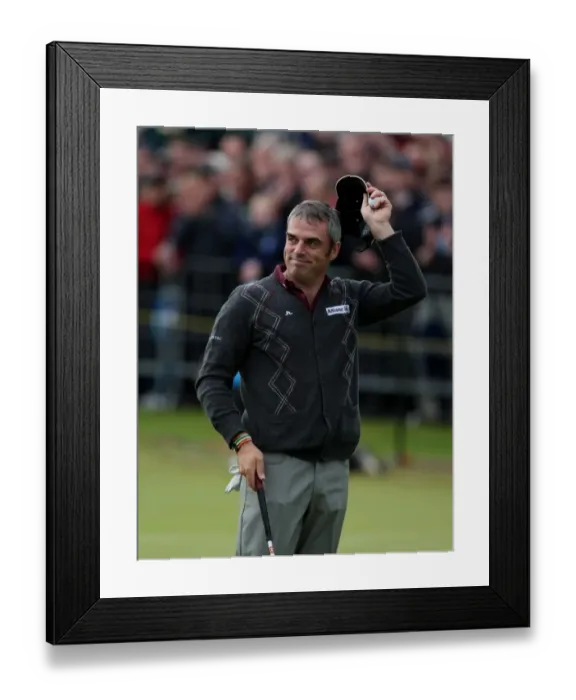 Framed Print : Paul Mcginley On The 18th