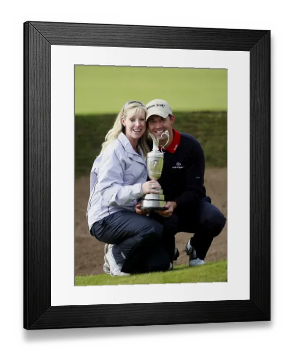 Framed Print : Caroline & Padraig Harrington Framed Print : Caroline & Padraig Harrington