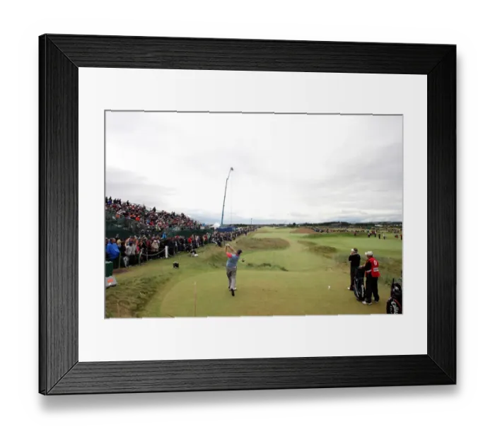 Framed Print : Ernie Els Drives Off On The 6th Framed Print : Ernie Els Drives Off On The 6th