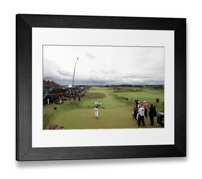 Framed Print : Sergio Garcia Drives Off On The 6th Framed Print : Sergio Garcia Drives Off On The 6th