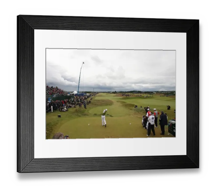 Framed Print : Sergio Garcia Drives Off On The 6th Framed Print : Sergio Garcia Drives Off On The 6th