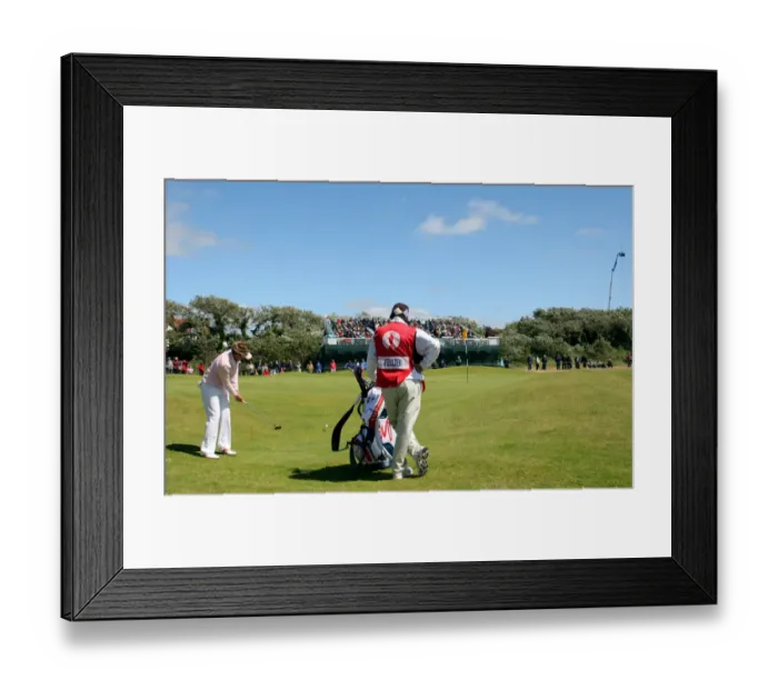 Framed Print : Ian Poulter On 5th Hole