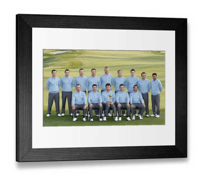 Framed Print : European Team Photocall Framed Print : European Team Photocall