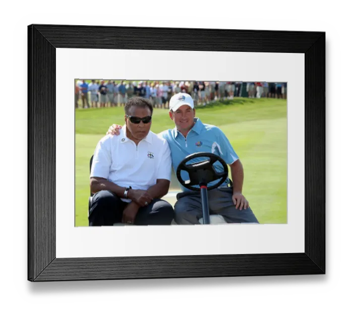 Framed Print : Mcdowell & Mohammad Ali Framed Print : Mcdowell & Mohammad Ali