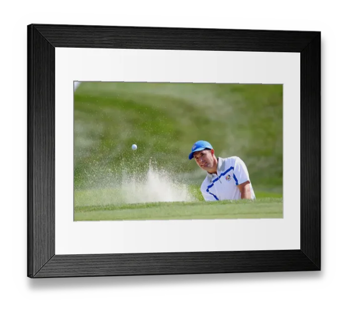 Framed Print : Padraig Harrington On The 17th Framed Print : Padraig Harrington On The 17th