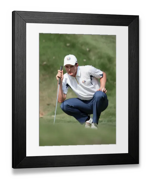Framed Print : Justin Rose Framed Print : Justin Rose