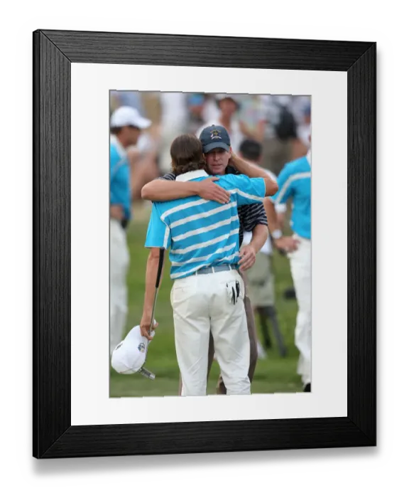 Framed Print : Sergio Garcia & Steve Stricker Framed Print : Sergio Garcia & Steve Stricker