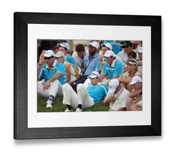 Framed Print : Oliver Wilson, Garcia & Nick Faldo Framed Print : Oliver Wilson, Garcia & Nick Faldo